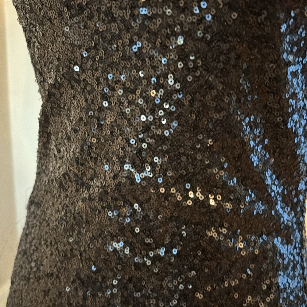 Rue 21 Black Sequin Sleeveless Dress Size M - Picture 6 of 11